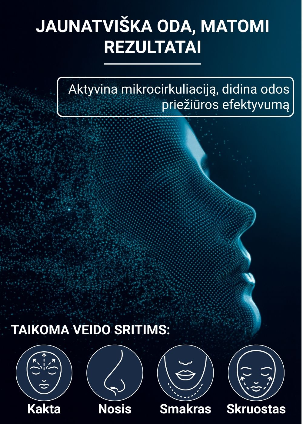 Fit2 RF veido prietaisas su raudonos šviesos terapija namų naudojimui